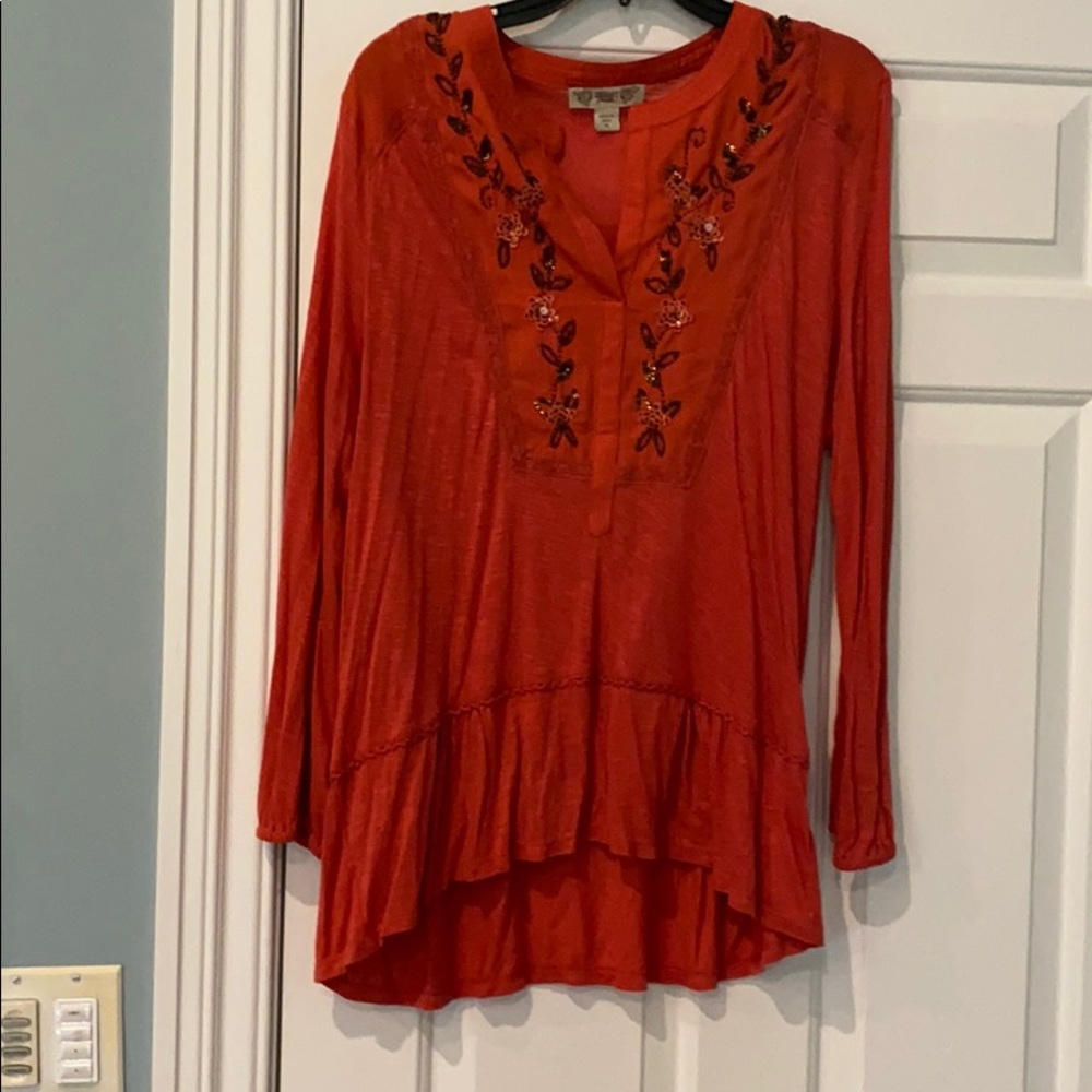 Beautiful rust orange top